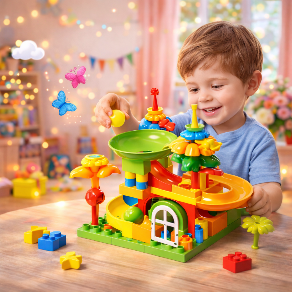 jeu de construction et de billes Toboggan (plusieurs modèles disponibles) 