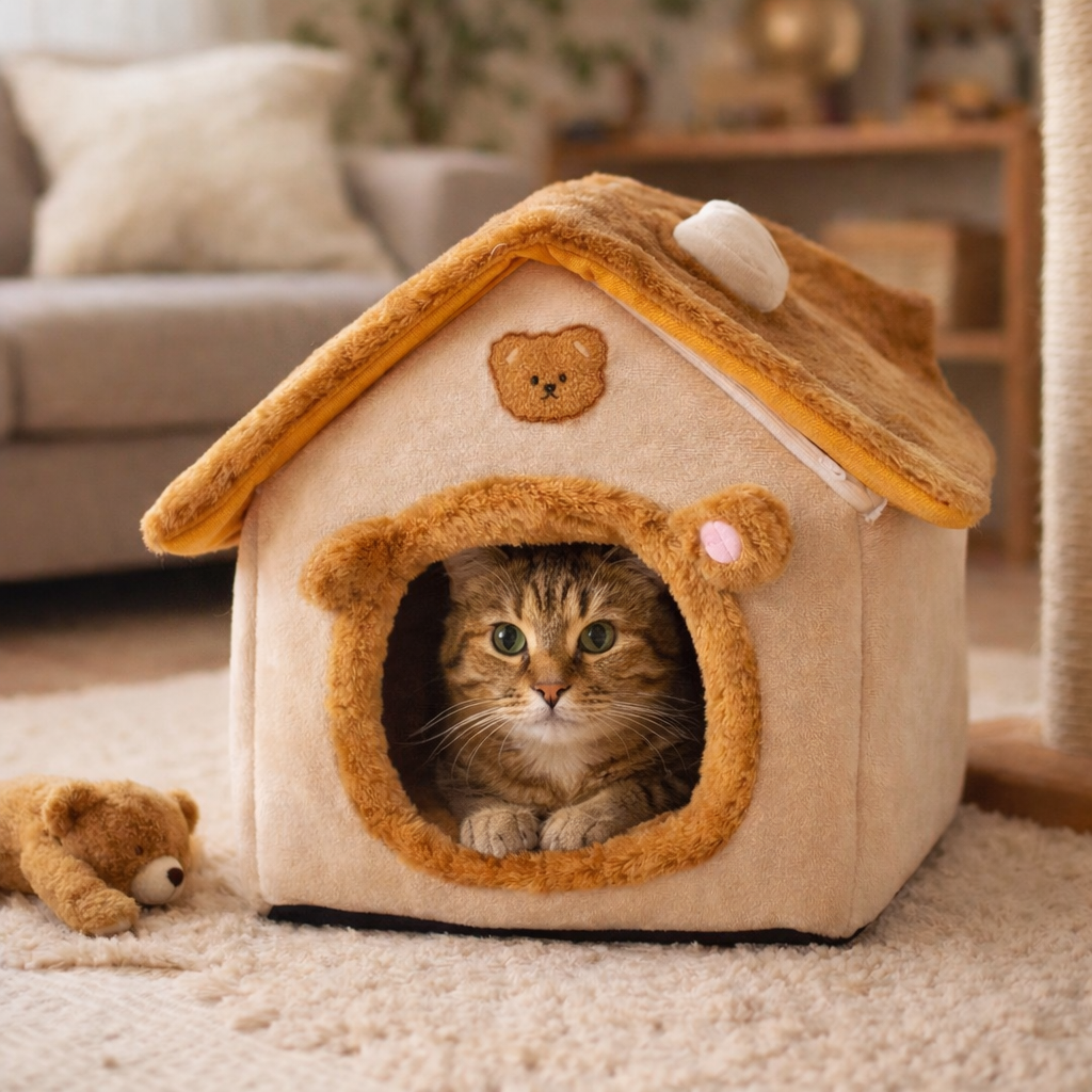Maison douillette pour petit animal