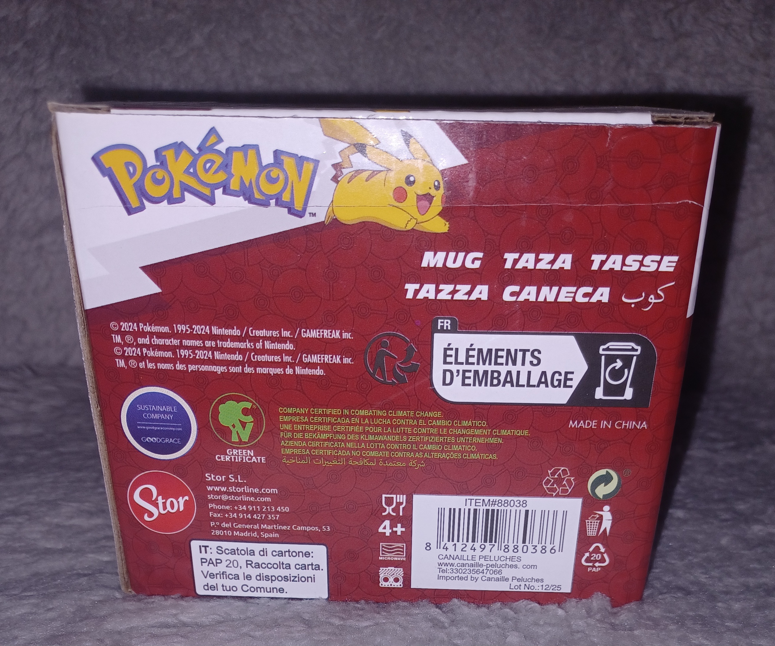 Tasse Pokémon Pikachu