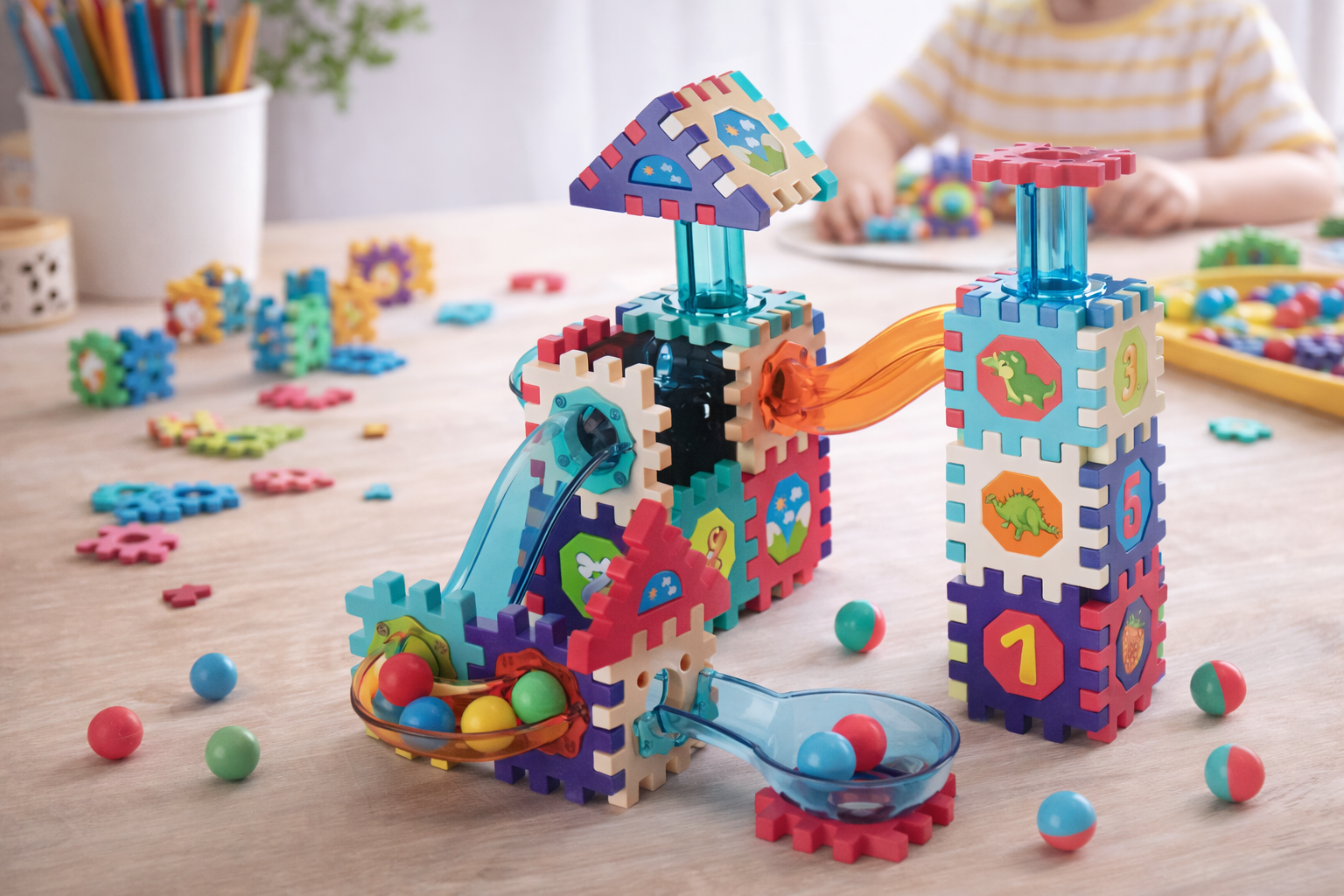 Jeu de construction Ball Track