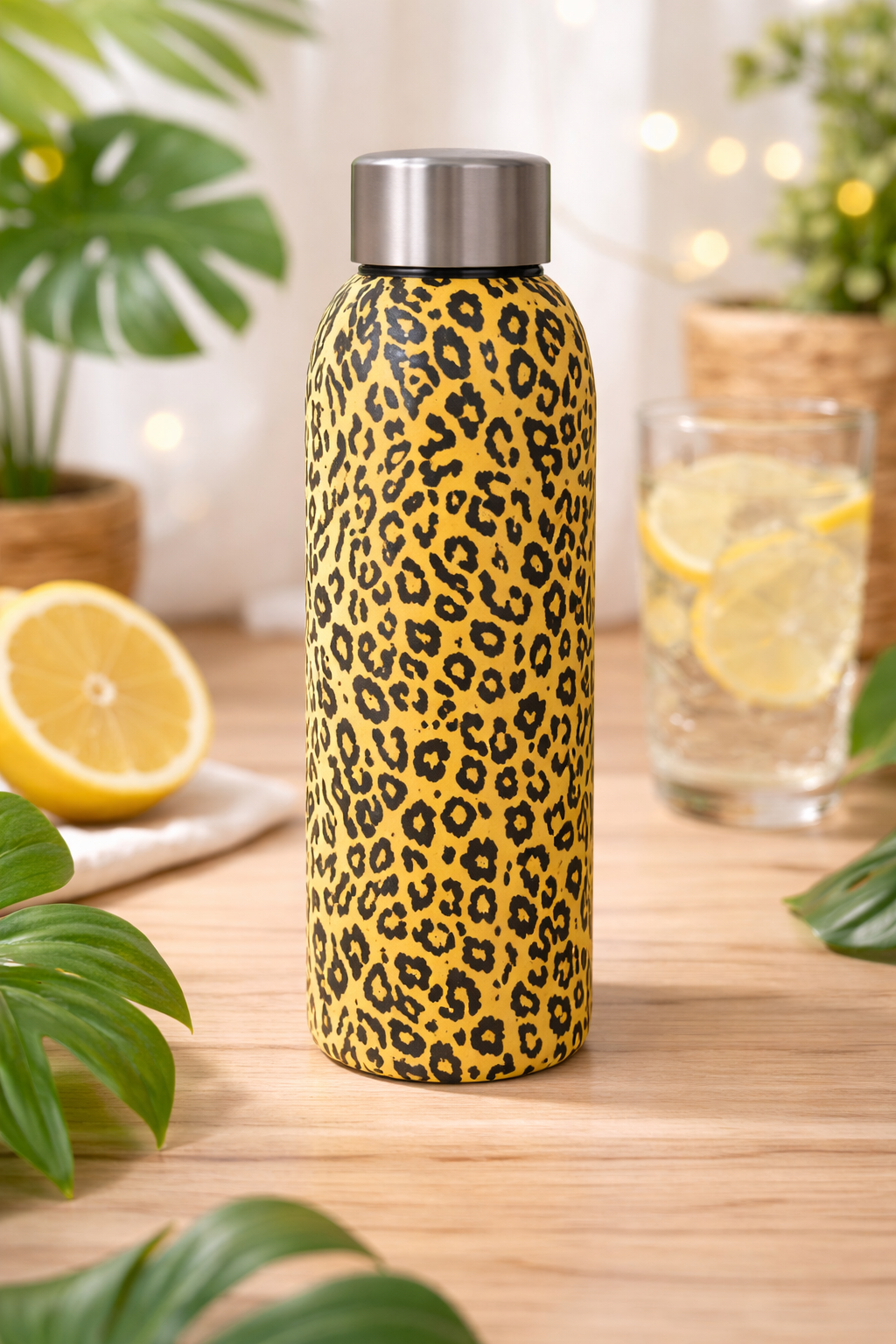 Bouteille isotherme IZ MEE à motif léopard