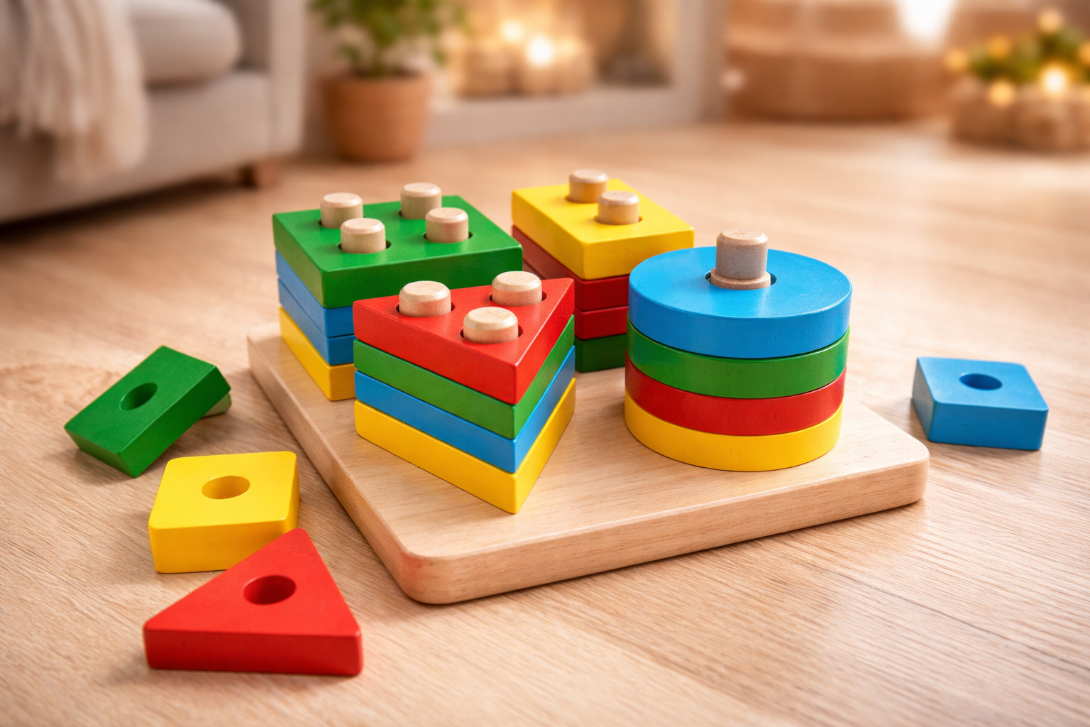 Jeu éducatif en bois