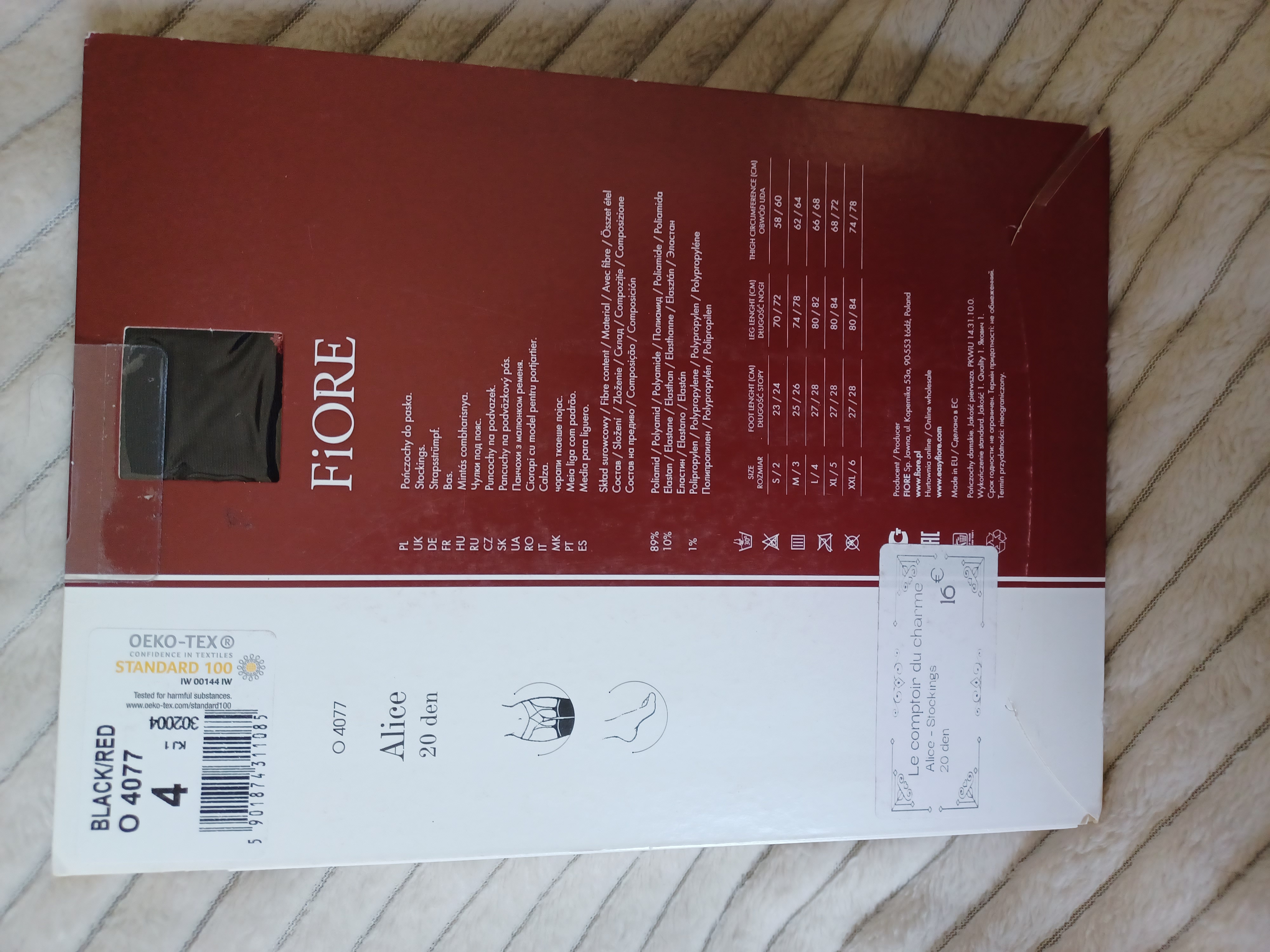 Bas noirs avec cœur taille 3 taille 4 ou taille 5