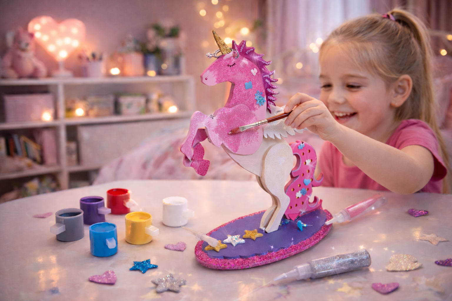 Kit Créatif Licorne à Peindre