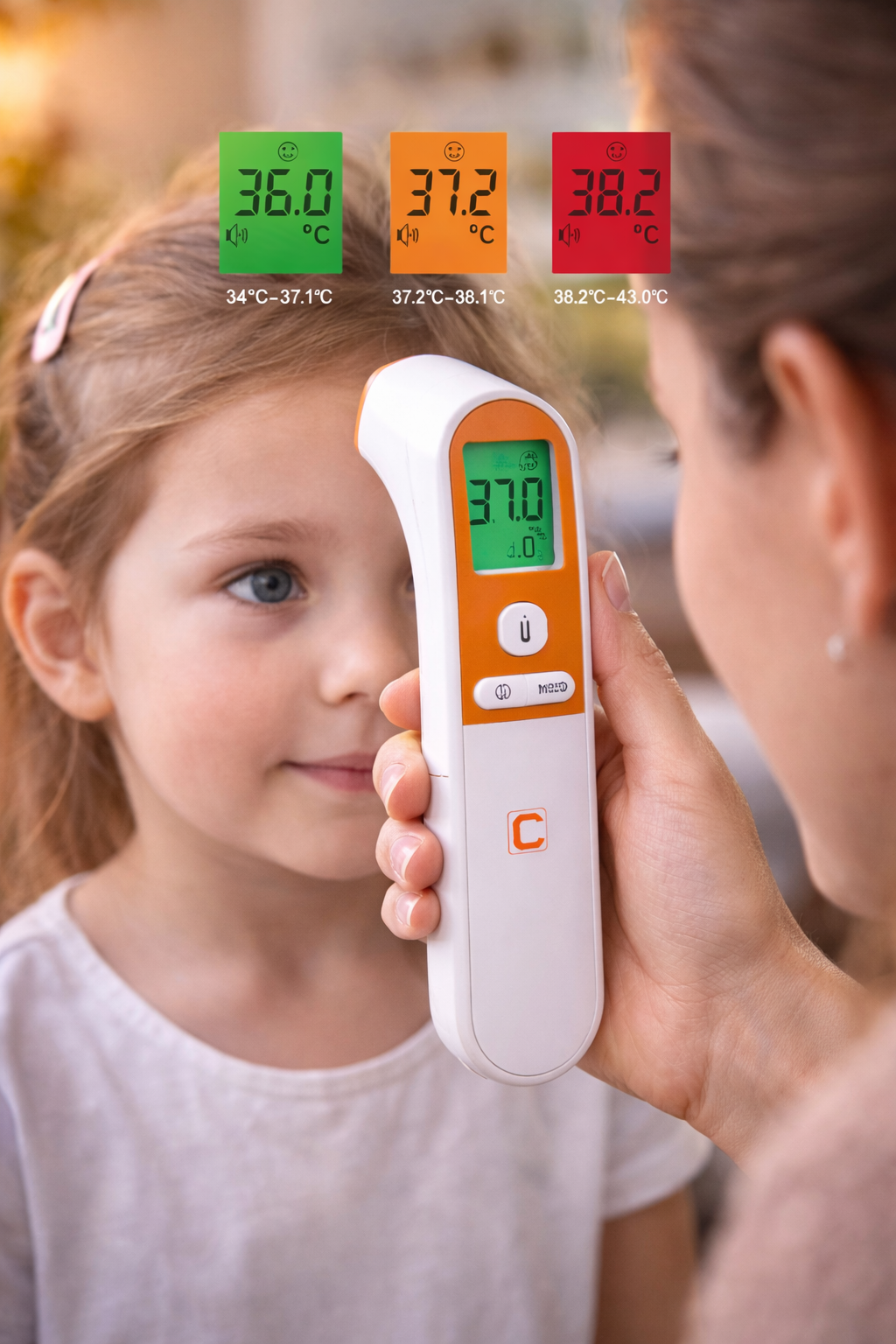 Thermomètre digital infrarouge