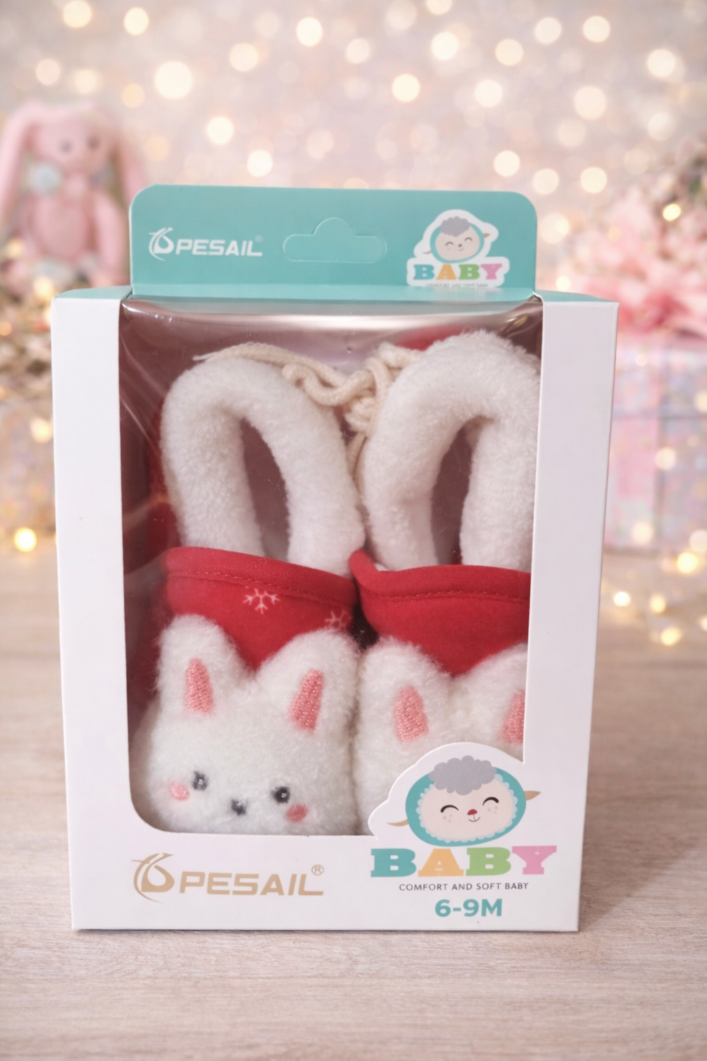 Chaussons Lapin Doux 6/9 mois
