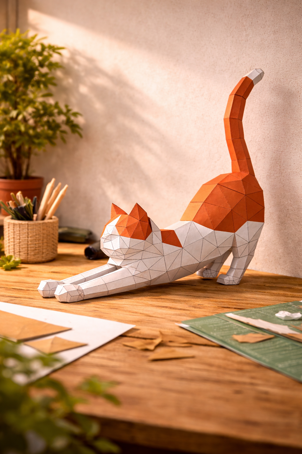  Origami Papier cartonné ( plusieurs modèles différents disponible)