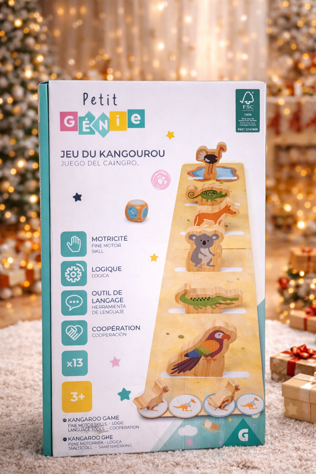 Jeu du Kangourou en bois