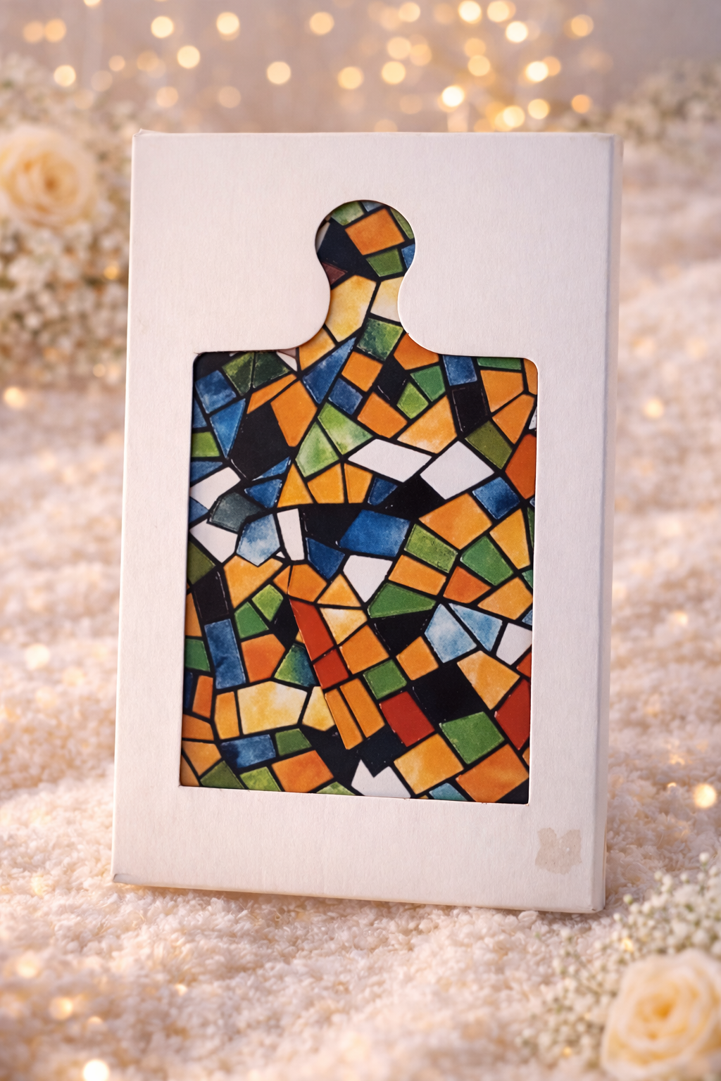 Planche à découper mosaïque