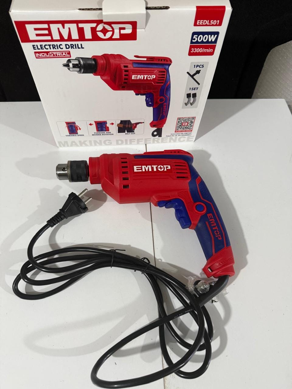 Perceuse électrique 500W