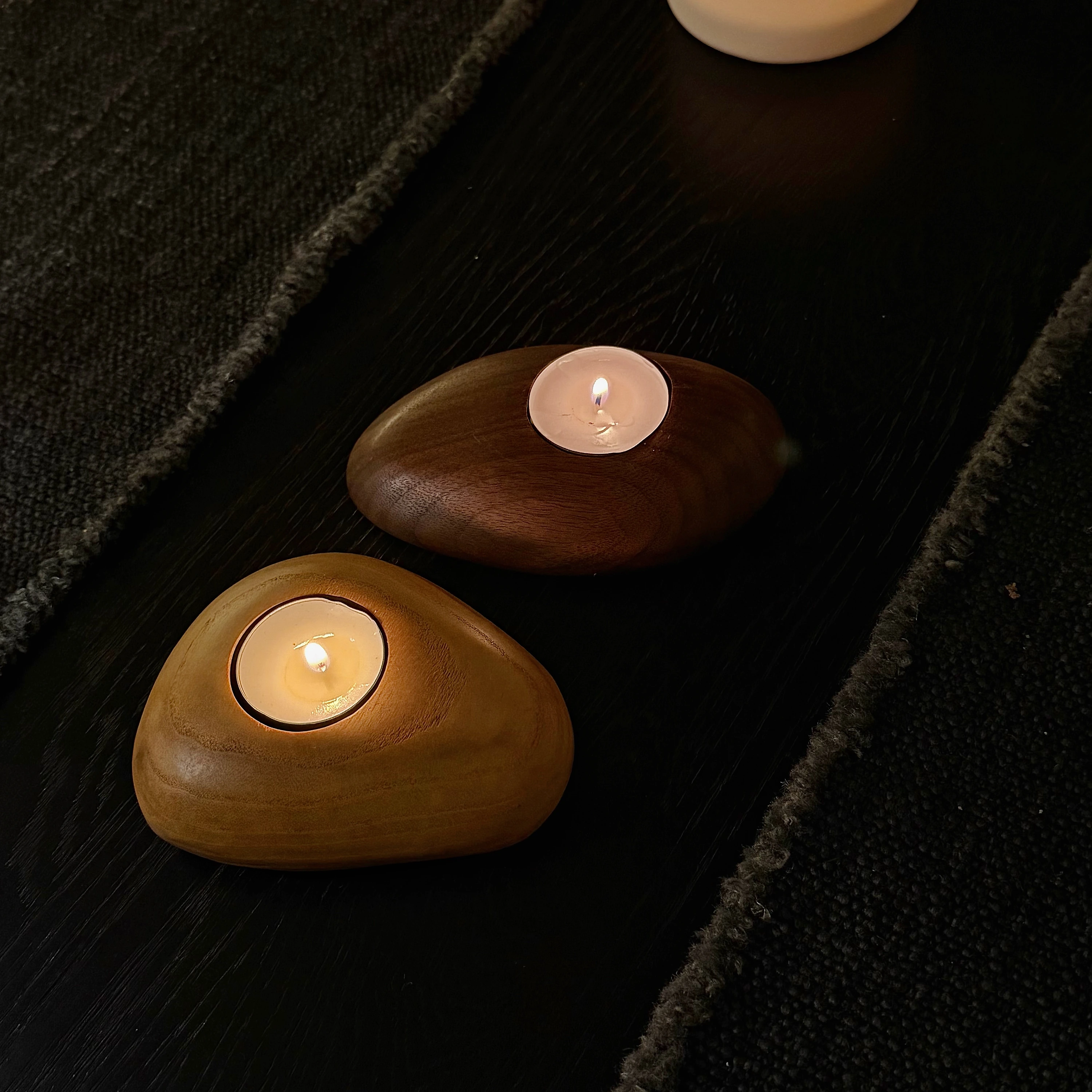 The Orb Series | Solid Wood Candle Holder