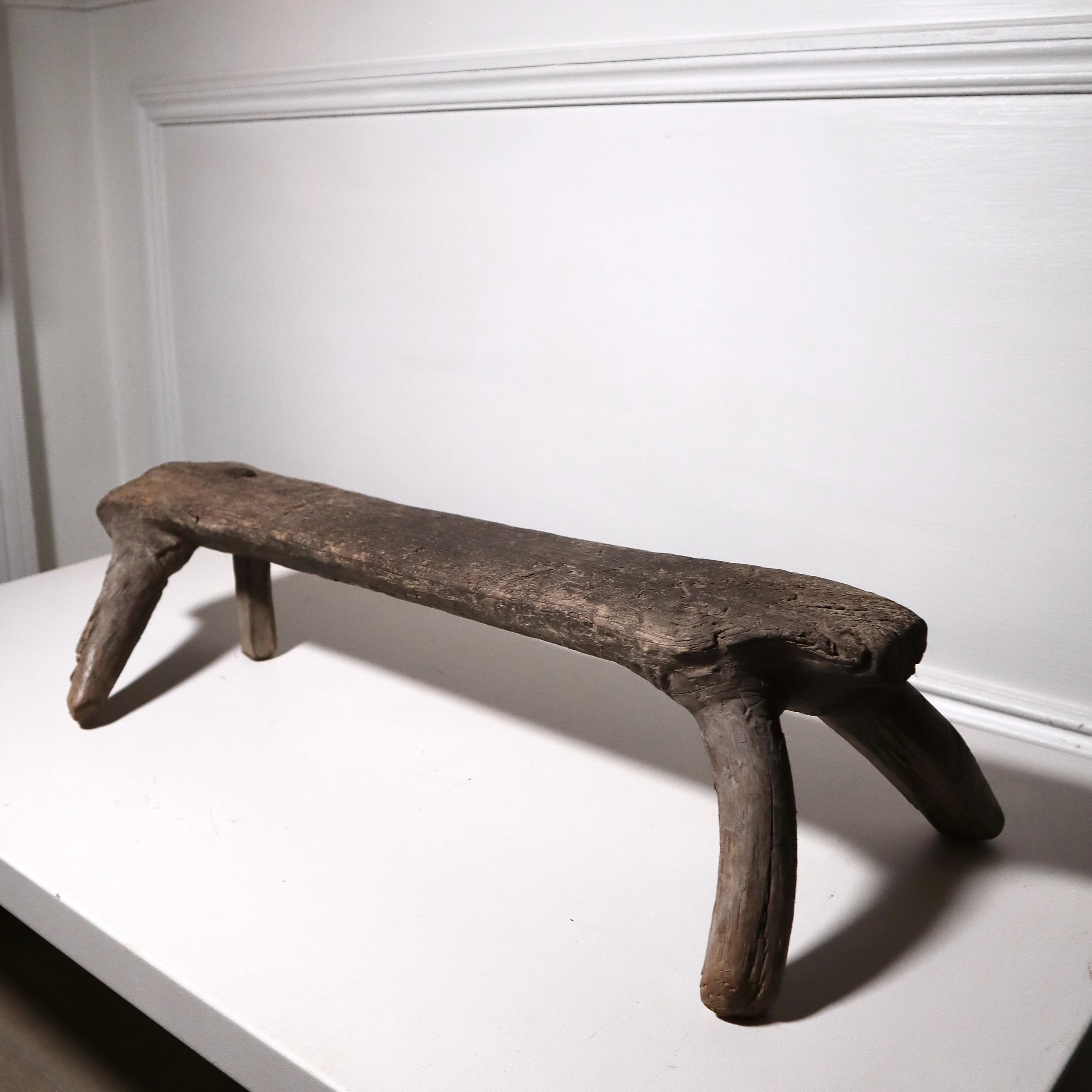 Botanical Trunk Antique Low Bench