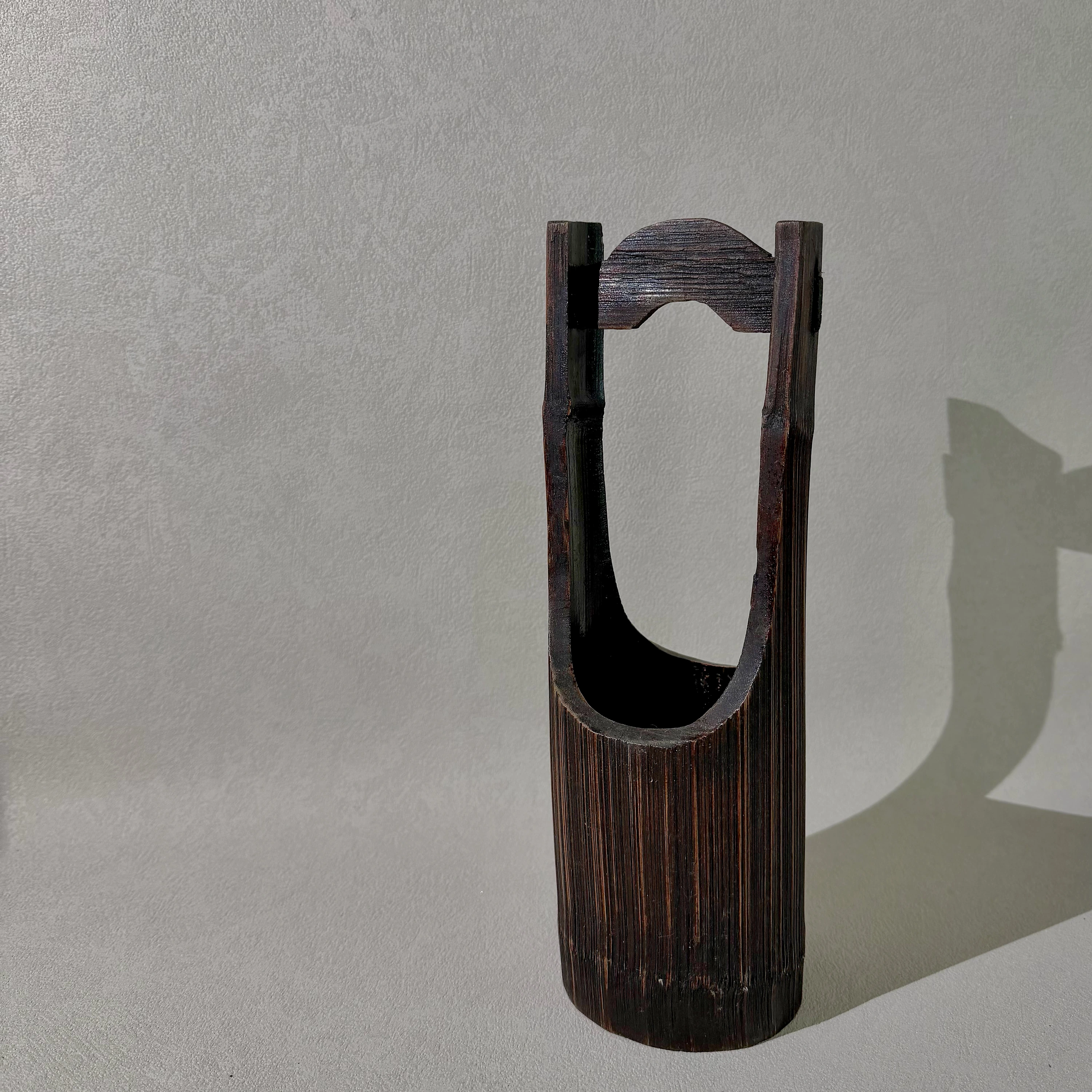 Japanese Bamboo Ikebana Vase