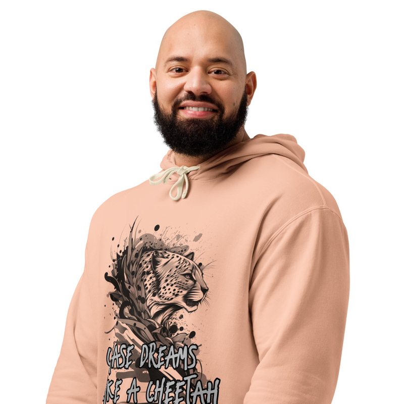 Unisex garment-dyed lightweight hoodie