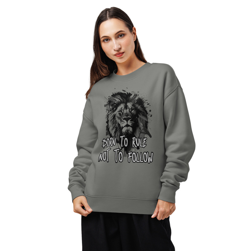 Unisex relax crew neck sweatshirt