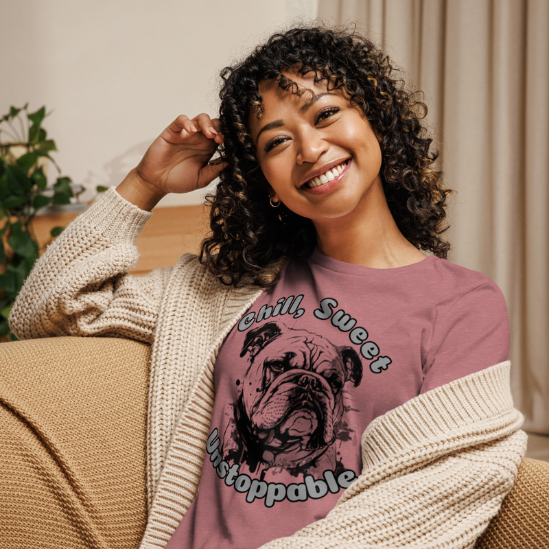 Women's Relaxed T-Shirt - Bulldog