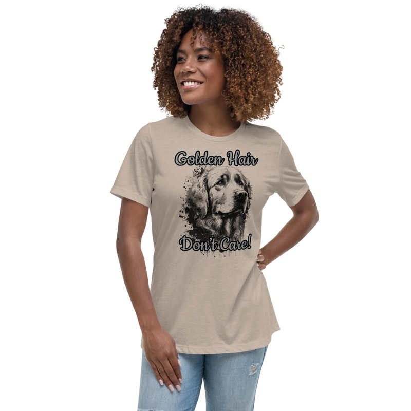 Women's Relaxed T-Shirt - Golden Retriever