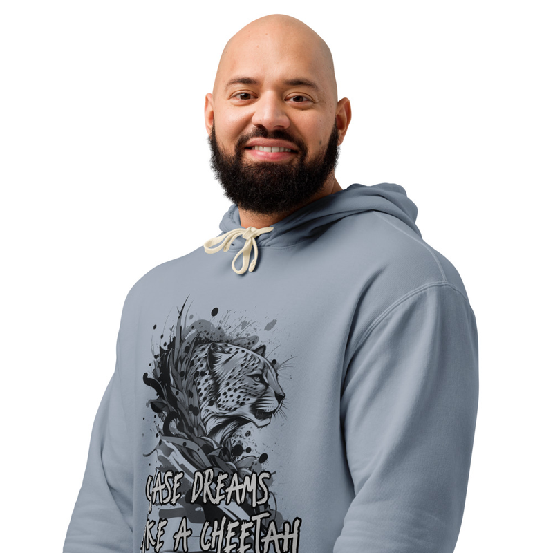 Unisex garment-dyed lightweight hoodie