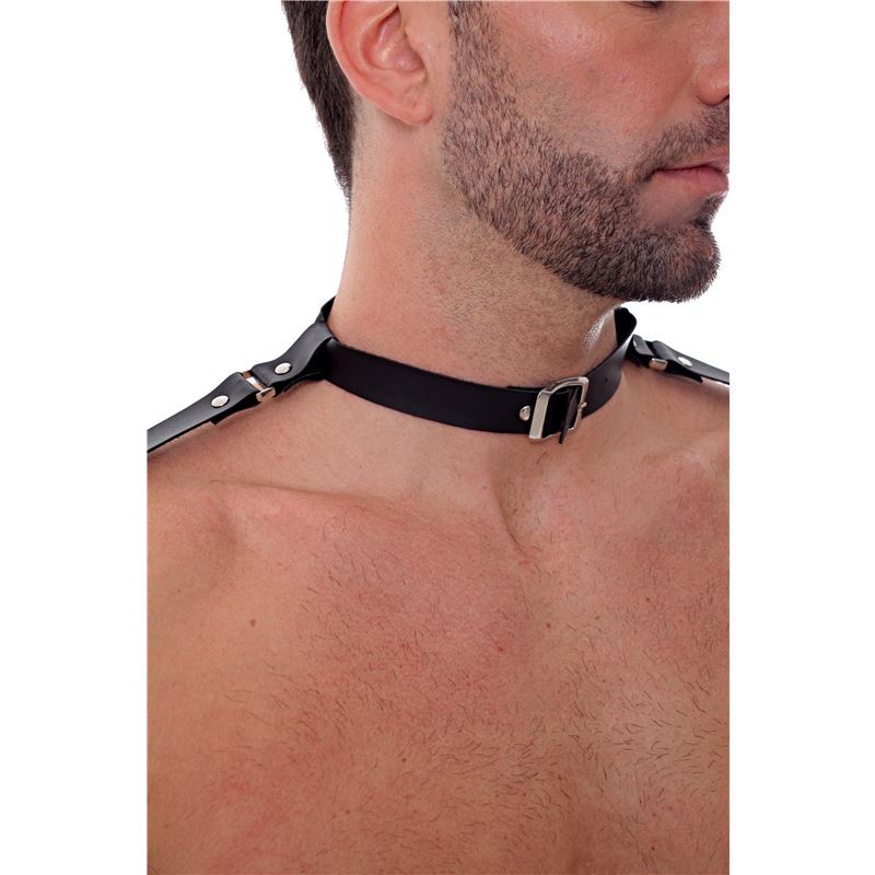 ARNES DE CUELLO Y BRAZOS REGULABLE - ECO CUERO NEG