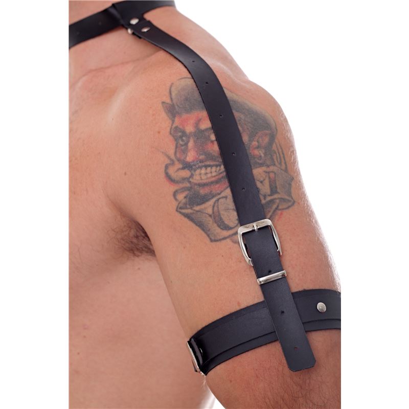ARNES DE CUELLO Y BRAZOS REGULABLE - ECO CUERO NEG