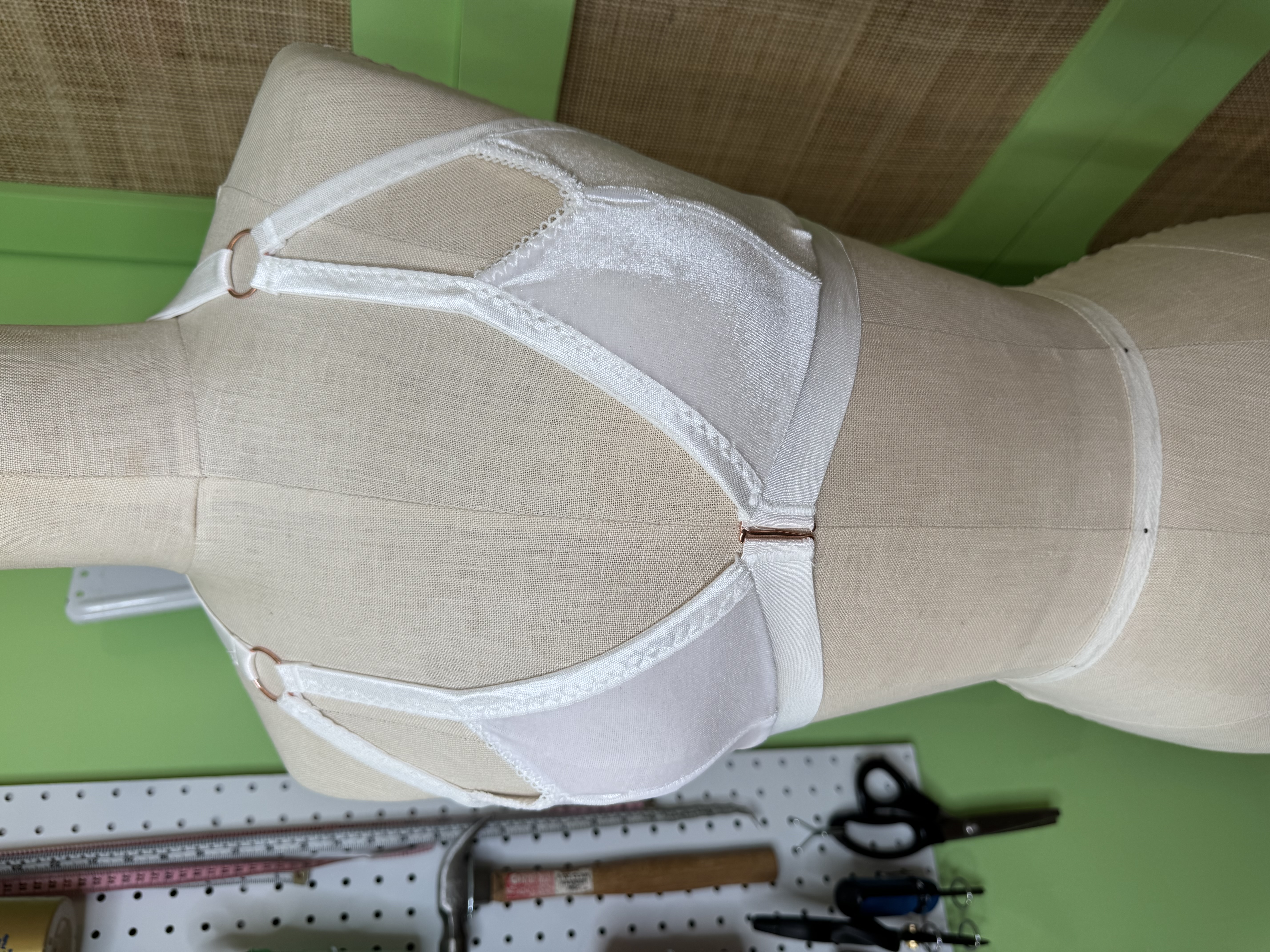 Devoted Bralette - White Velvet