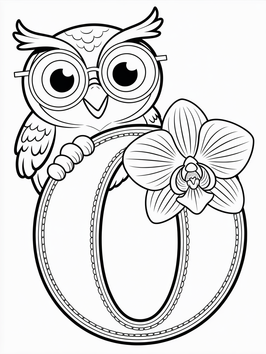 Alphabet Animals Coloring Pages N-Z