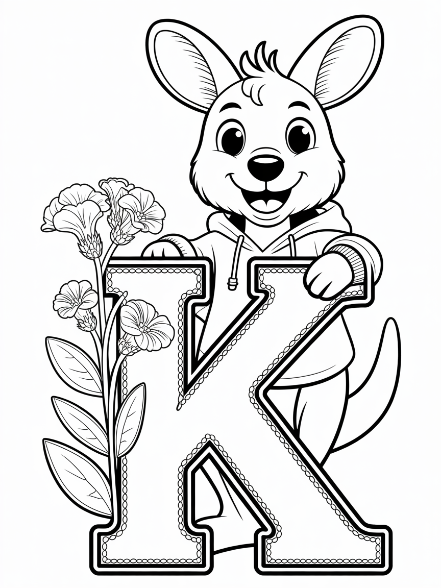 Alphabet Animals Coloring Pages A-Z - Complete Set (26 pages)