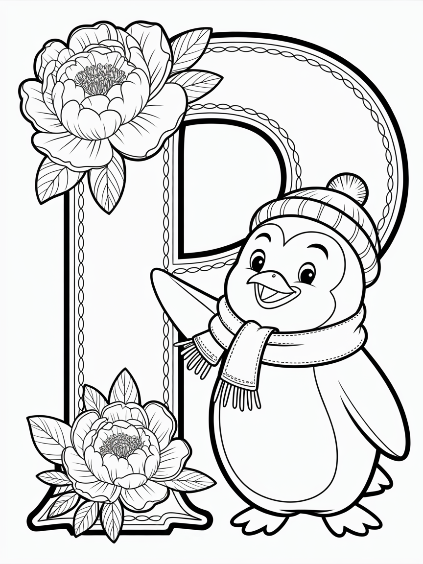 Alphabet Animals Coloring Pages N-Z
