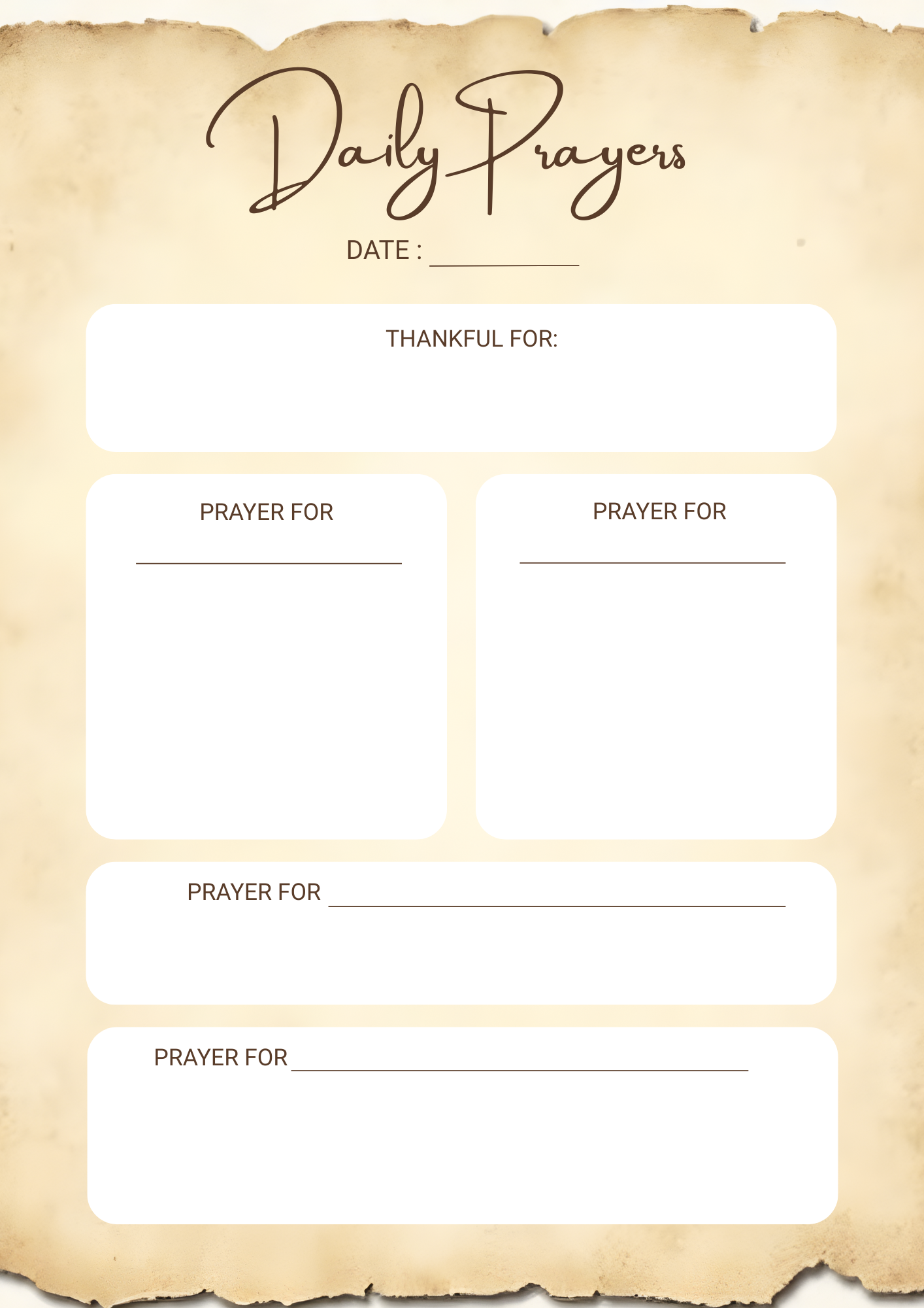 Daily Digital Prayer Journal 2026