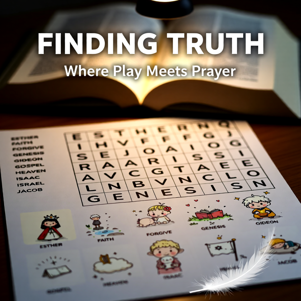 Bible Heroes & God’s Big Love – Christian Word Search Puzzle Activity (Printable PDF)