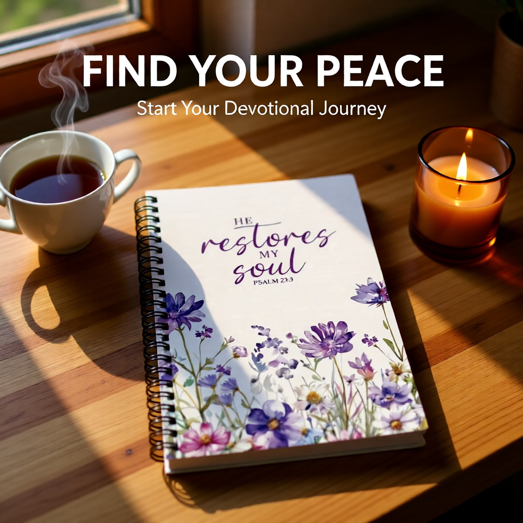 Notebook - He Restores My Soul