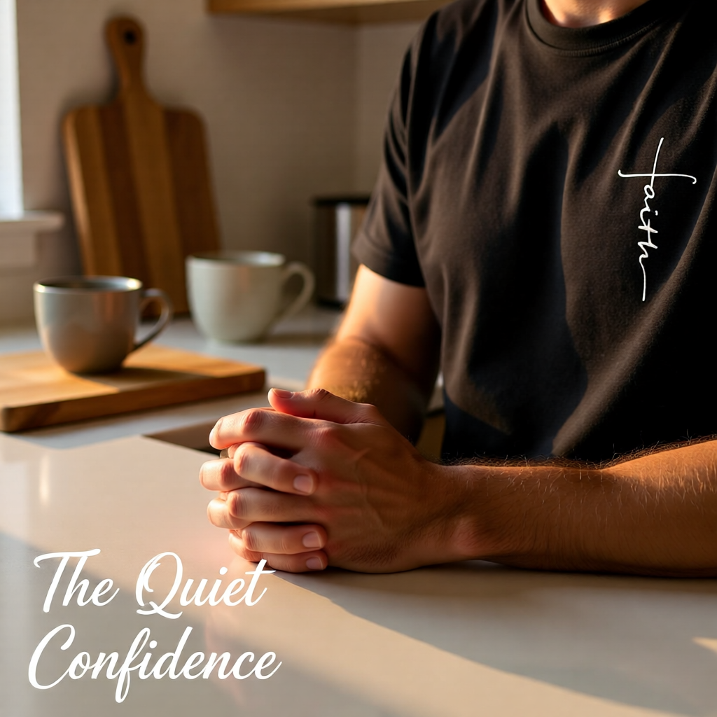 Faith – Classic Black Round Neck T-Shirt