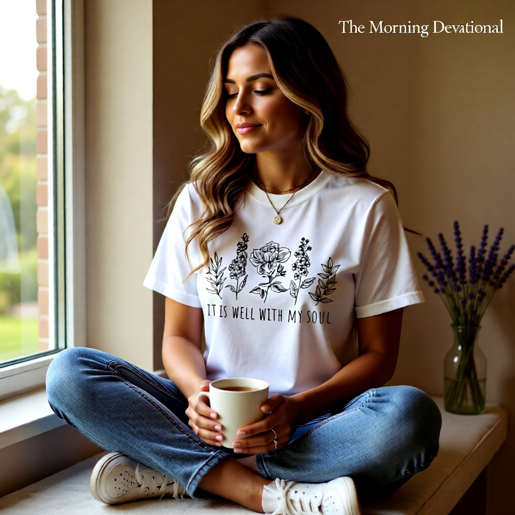It Is Well With My Soul Floral T-Shirt