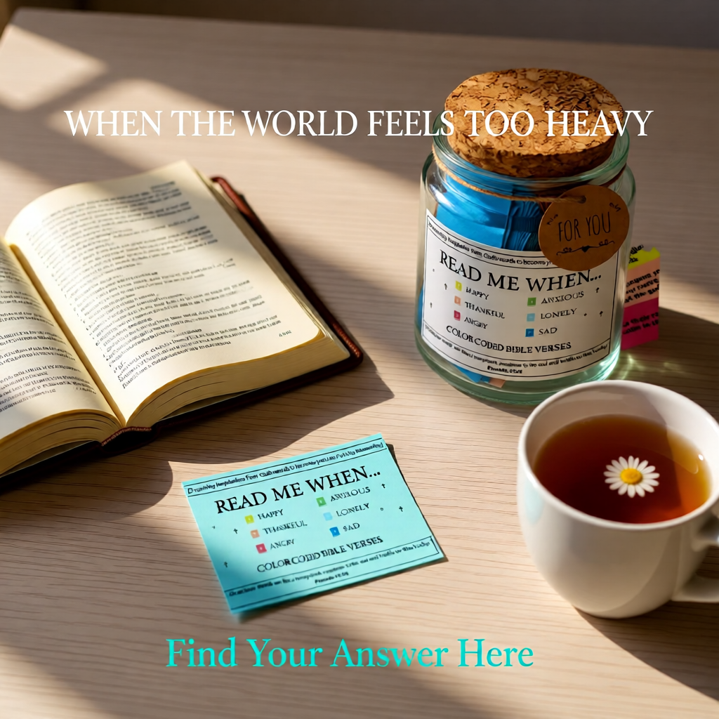 Color Coded Bible Verses Jar