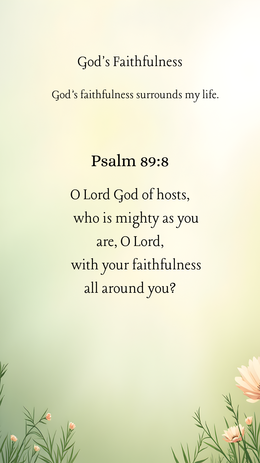 30 Bible Verse Phone Wallpaper – God’s Love, Provision & Faithfulness (ESV)