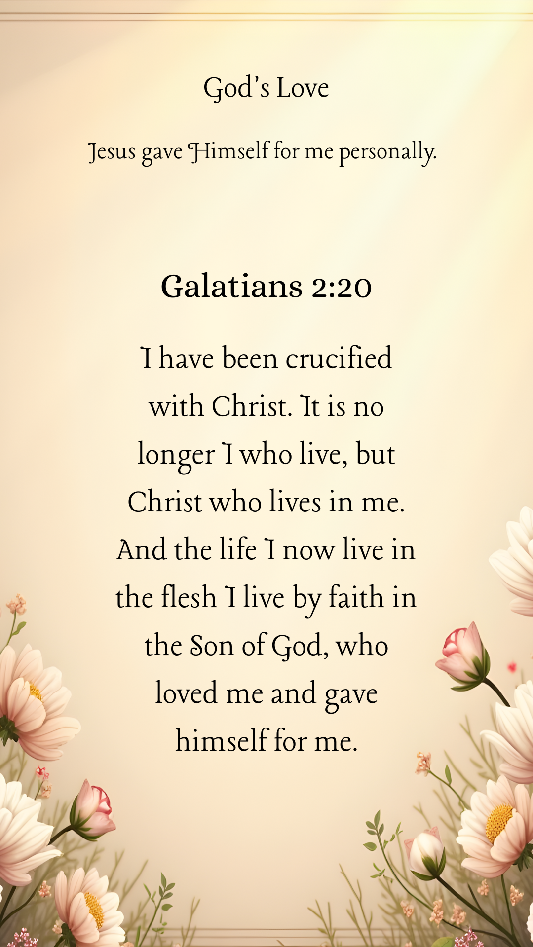 30 Bible Verse Phone Wallpaper – God’s Love, Provision & Faithfulness (ESV)