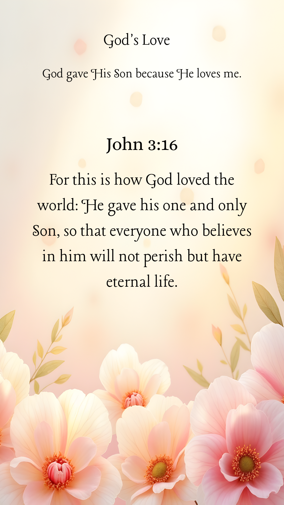 30 Bible Verse Phone Wallpaper – God’s Love, Provision & Faithfulness (NLT)