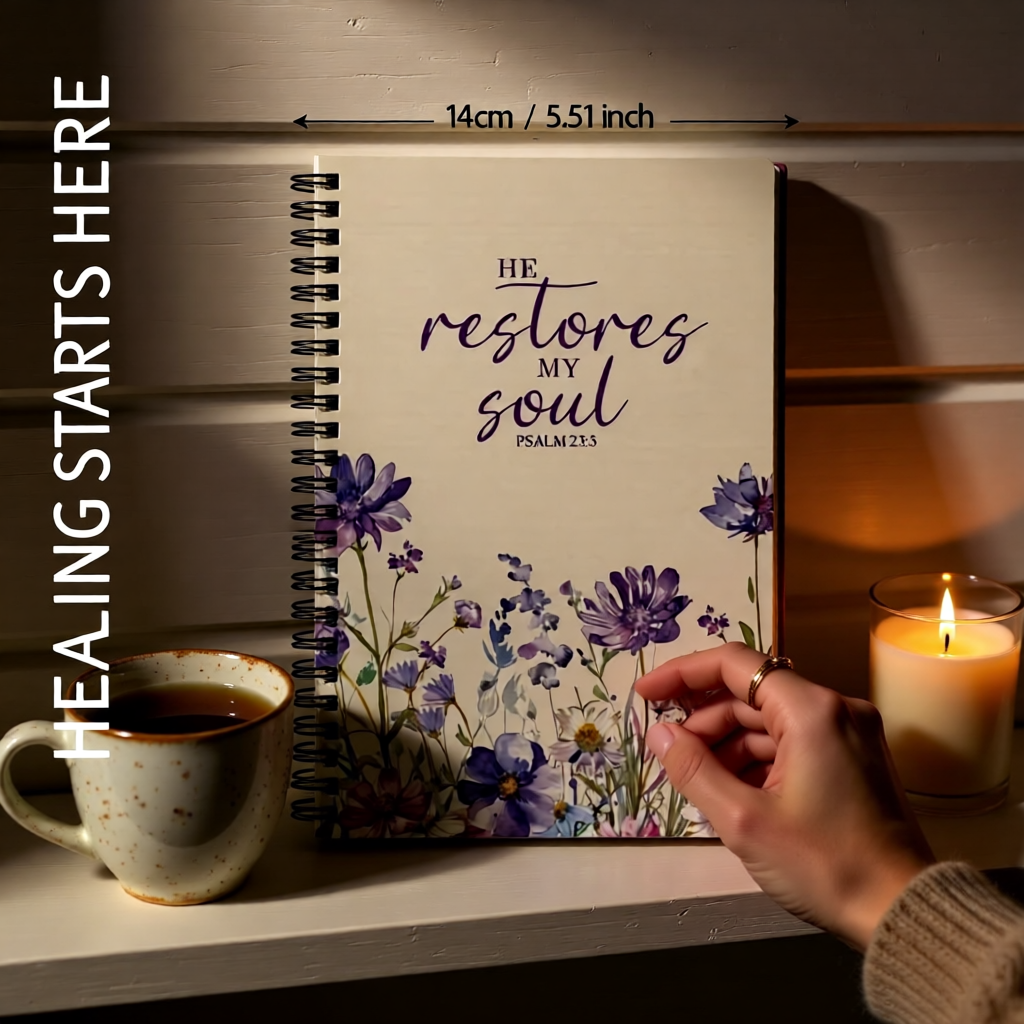 Notebook - He Restores My Soul