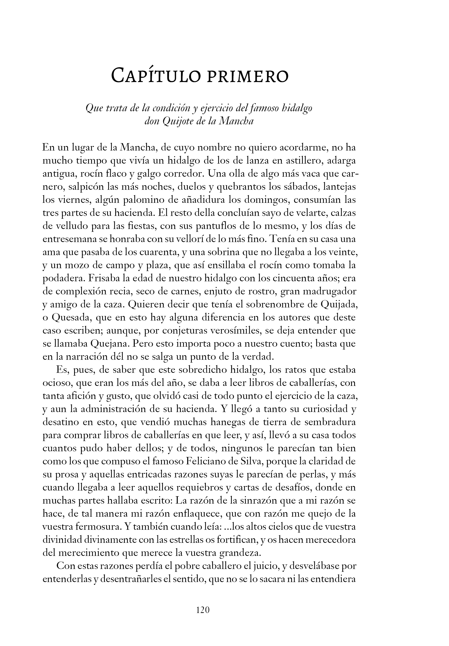 Maquetación de libro Cervantes x 10 páginas