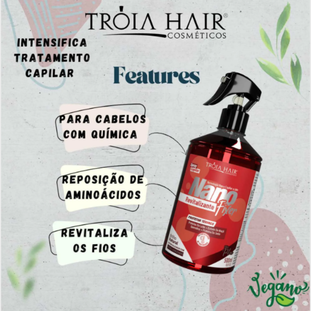 Nano Fixer Revitalizante Troia Hair 
