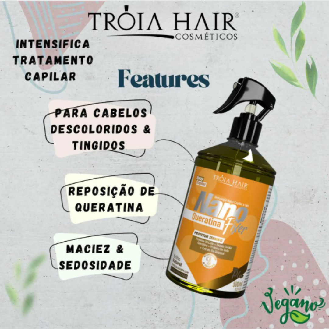 Nano Fixer Queratina Troia Hair  