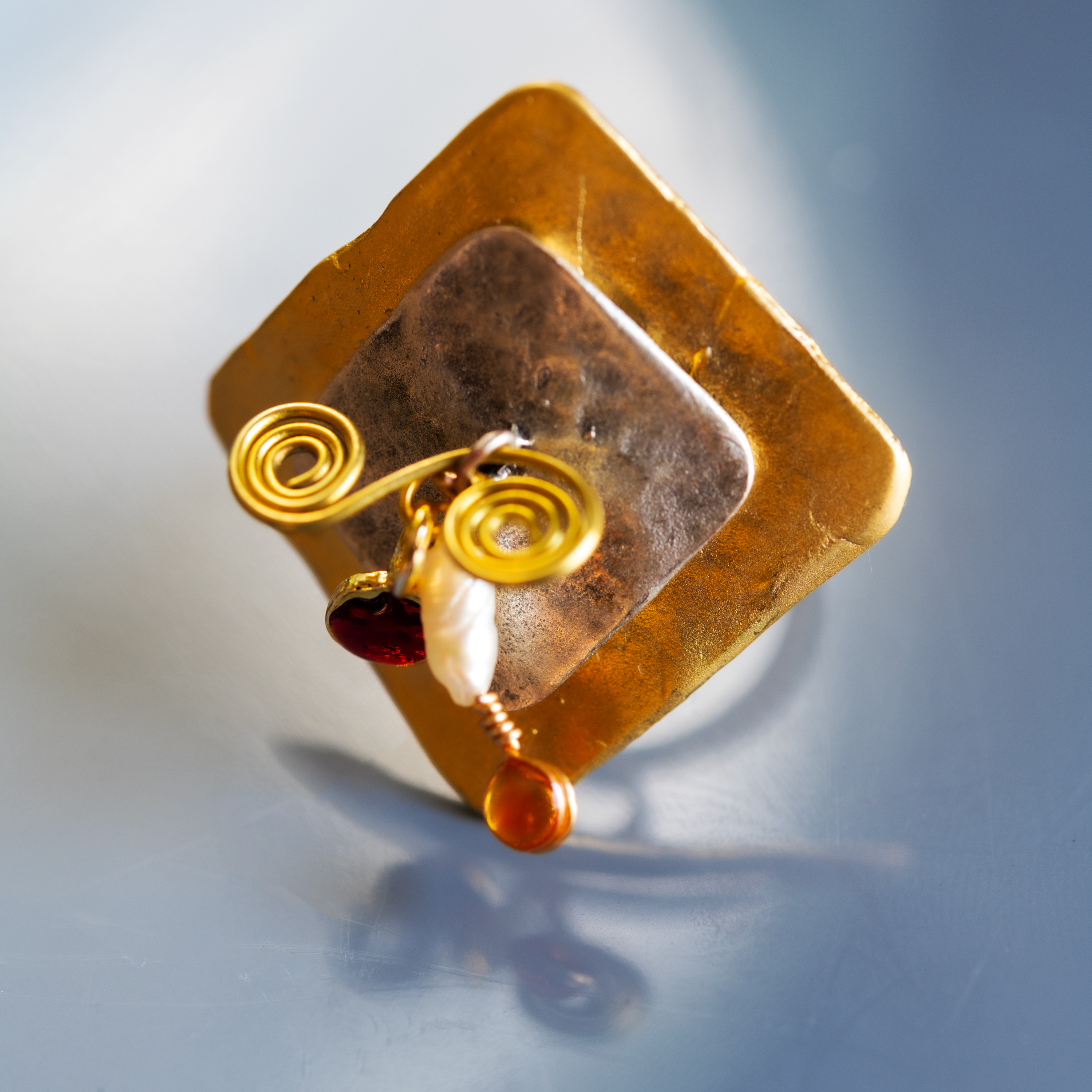 Abstract Artisanal ring