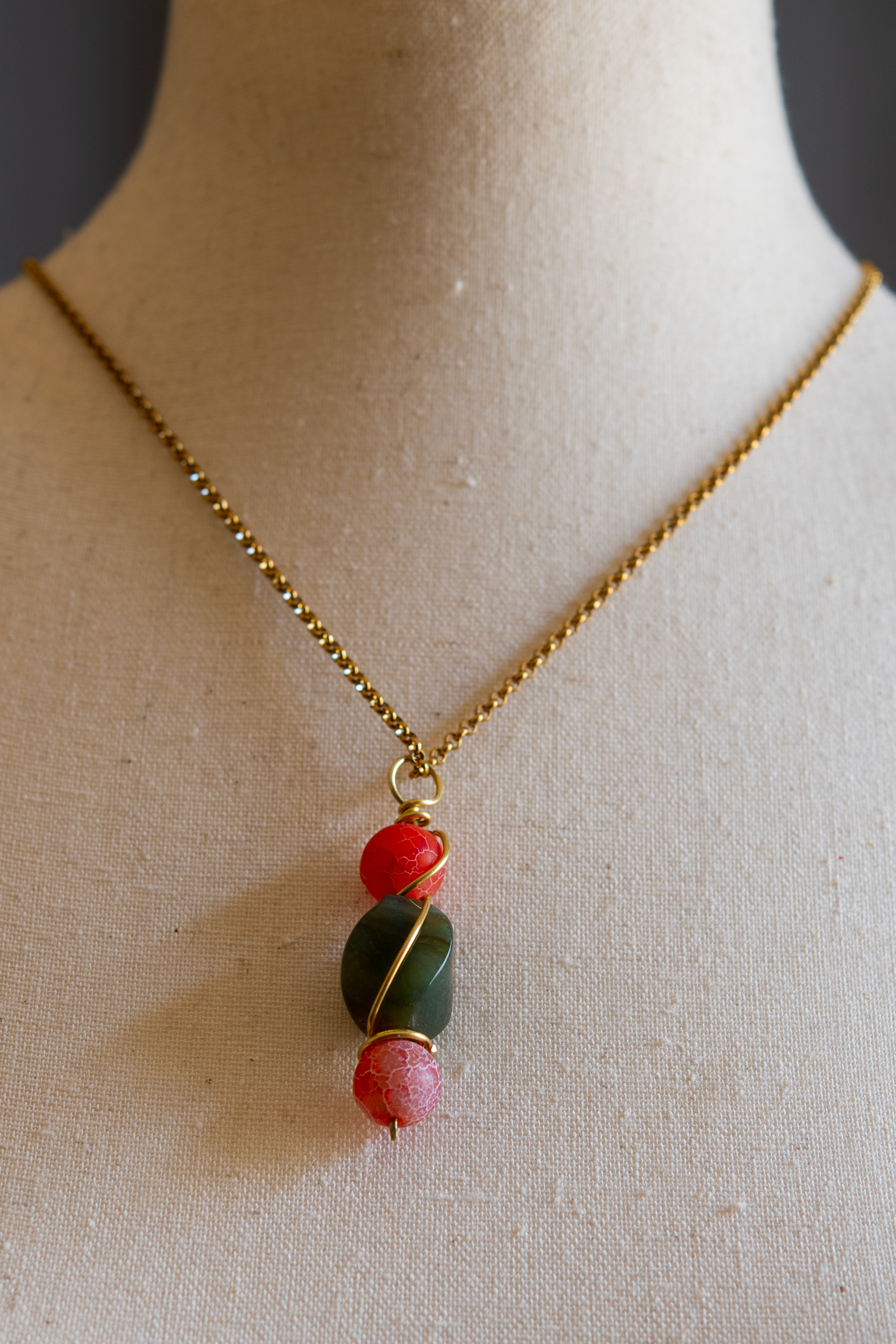 Gemstone Pendant Necklace