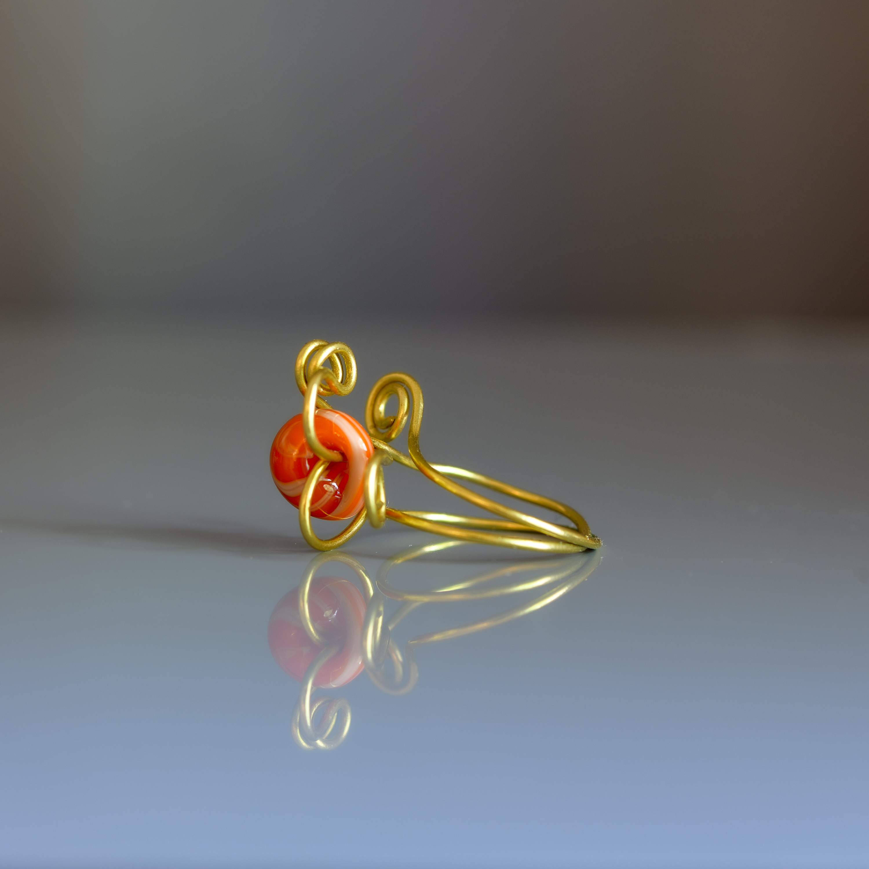 Handcrafted Gold Wire Ring
