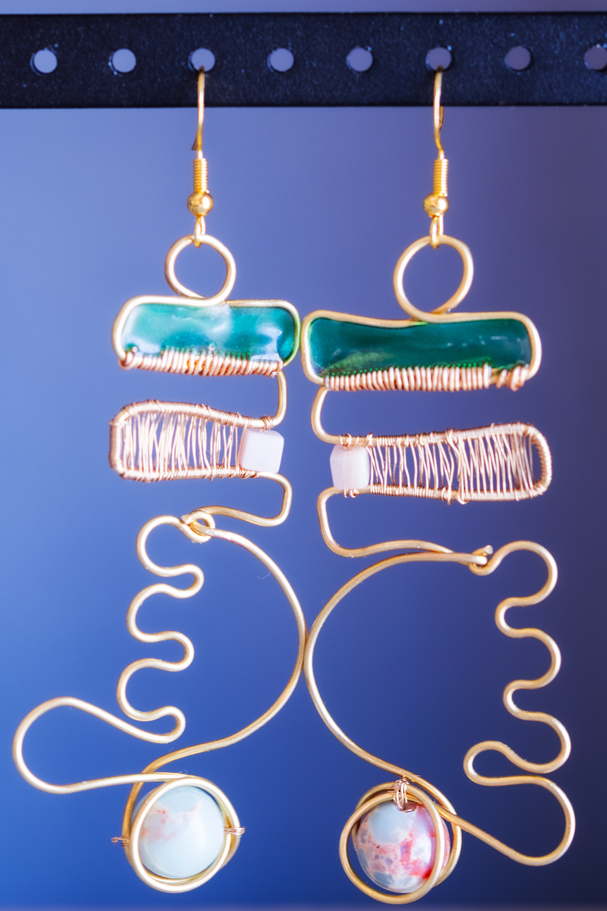 Artisan Wire Statement Earrings