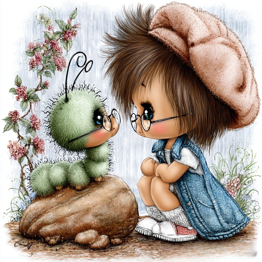 Cute Friendship Digital Art