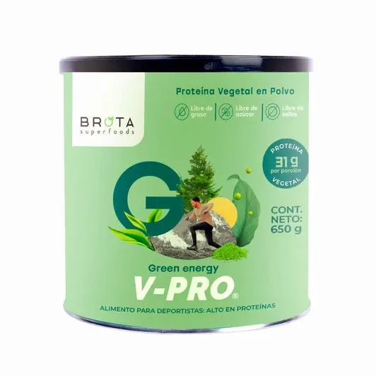 Proteína vegetal en polvo V-PRO Green Energy