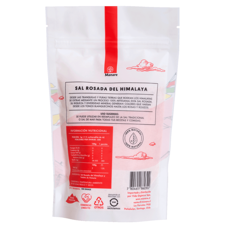 Sal Rosada Fina 500g