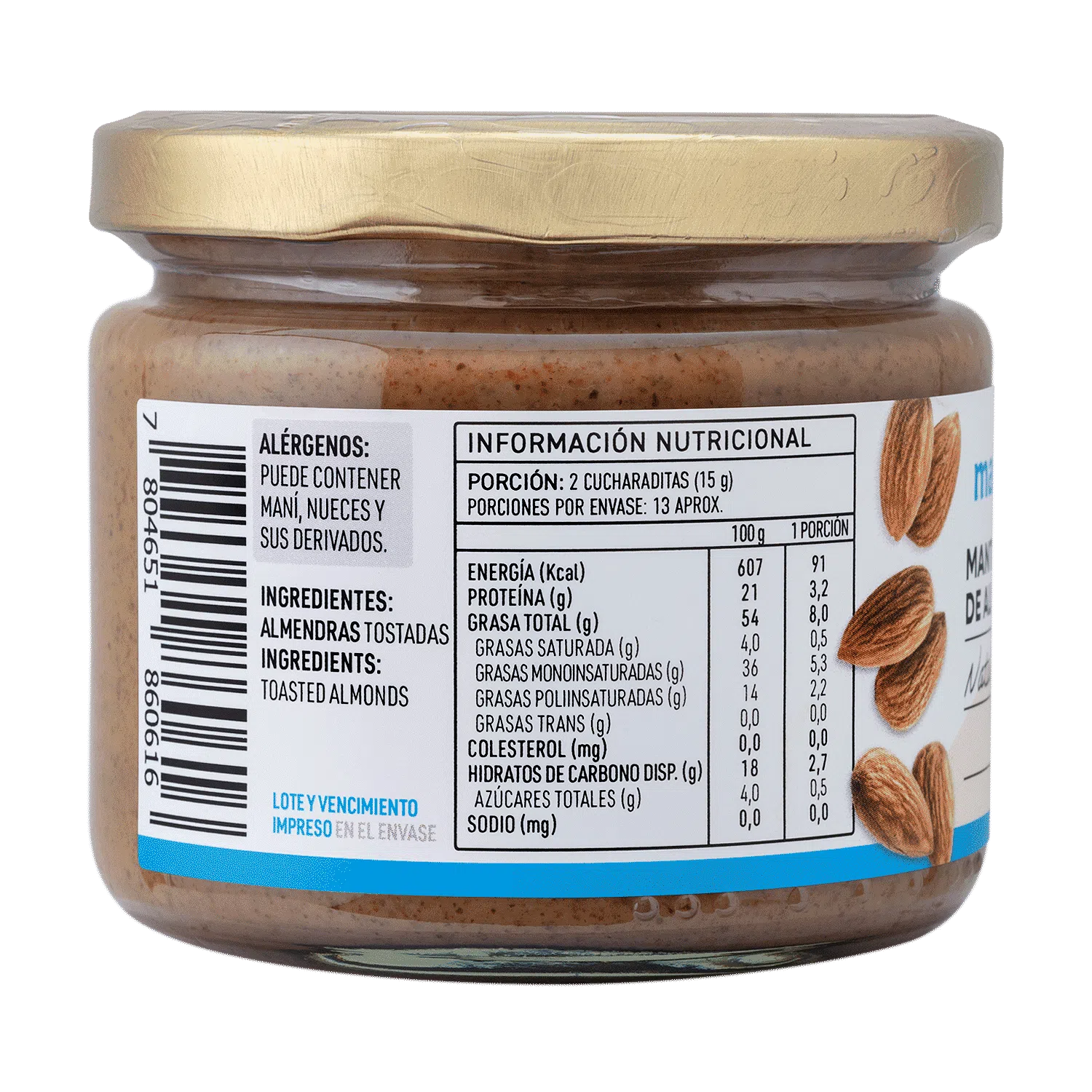 Mantequilla Almendras 200g