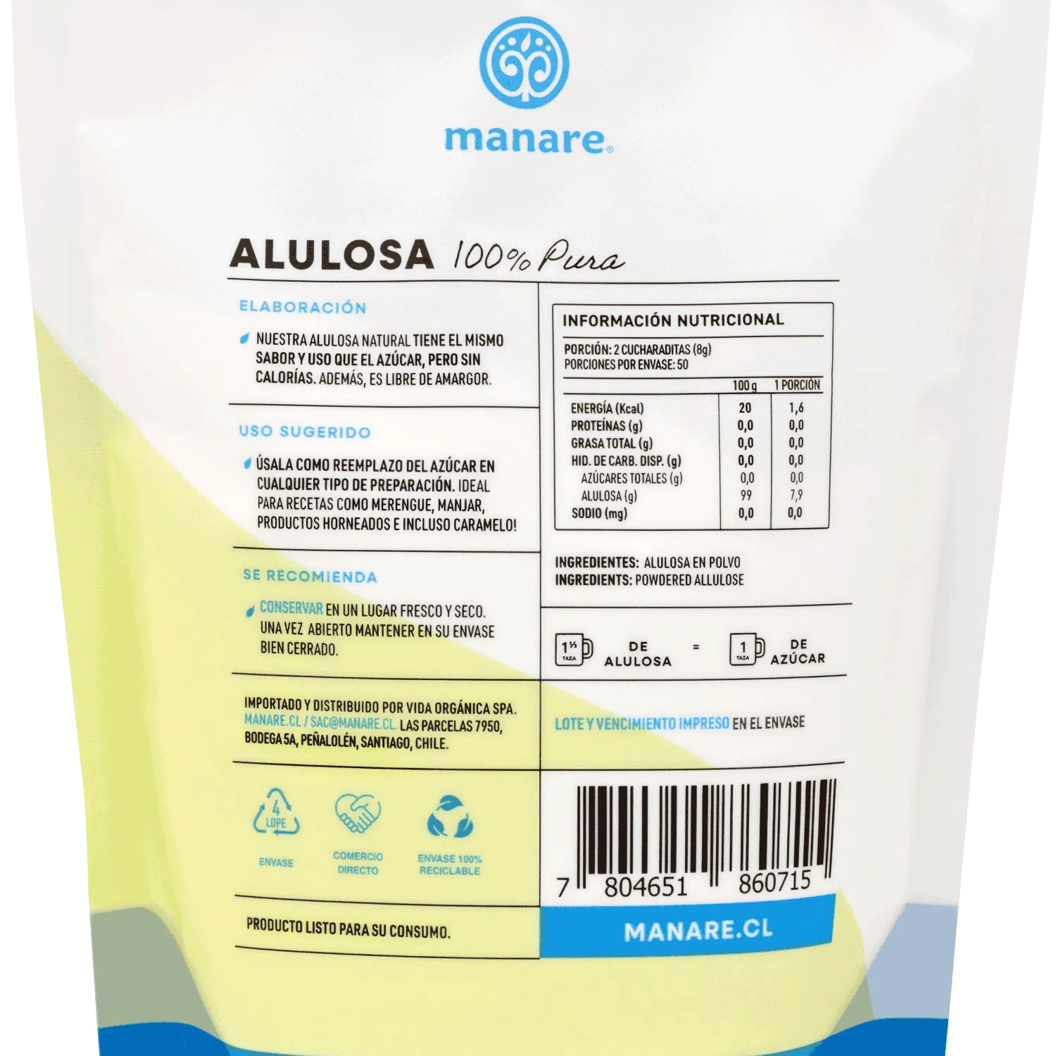Alulosa 400g
